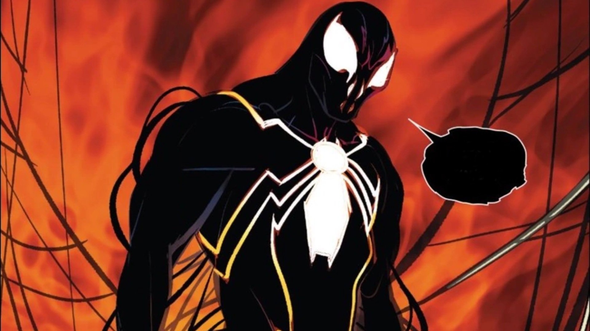 Black suit from the Spider's Shadow comic (Image Credit: Marvel Comics)