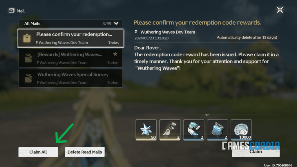 Redeem Mail Box(Image by GamesCordia)