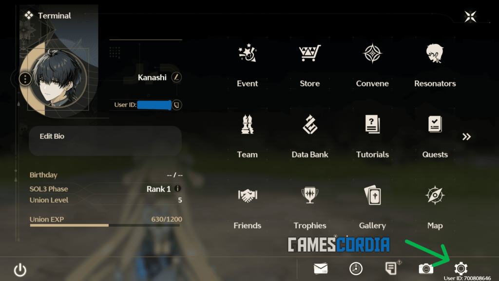 Terminal Setting (Image by GamesCordia)